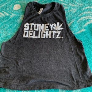 Crop Top Muscle Tee.